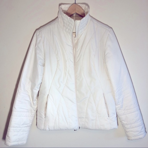 tommy hilfiger white puffer jacket